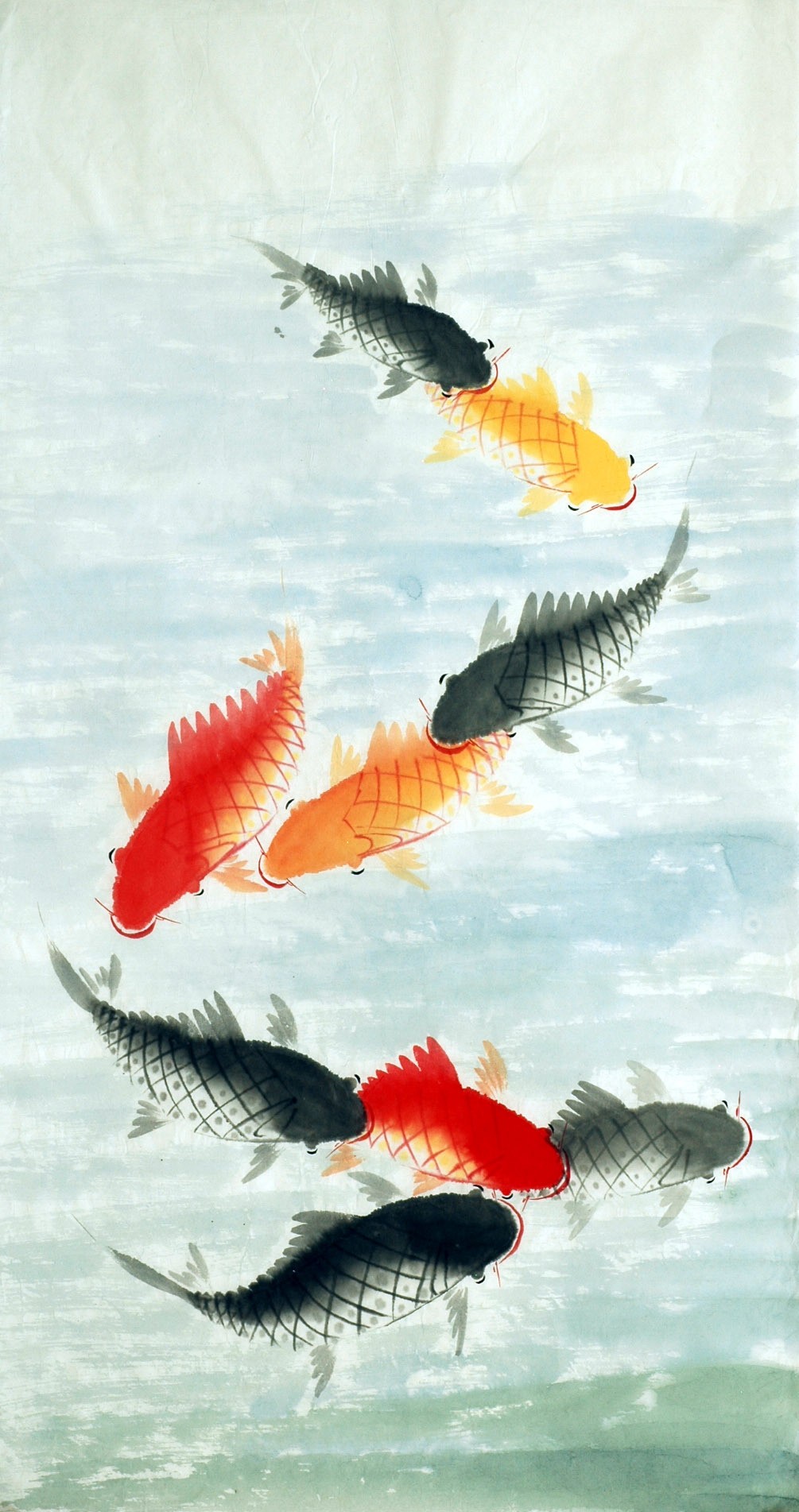 Chinese Fish Painting - CNAG015210