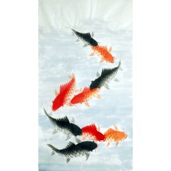 Chinese Fish Painting - CNAG015211