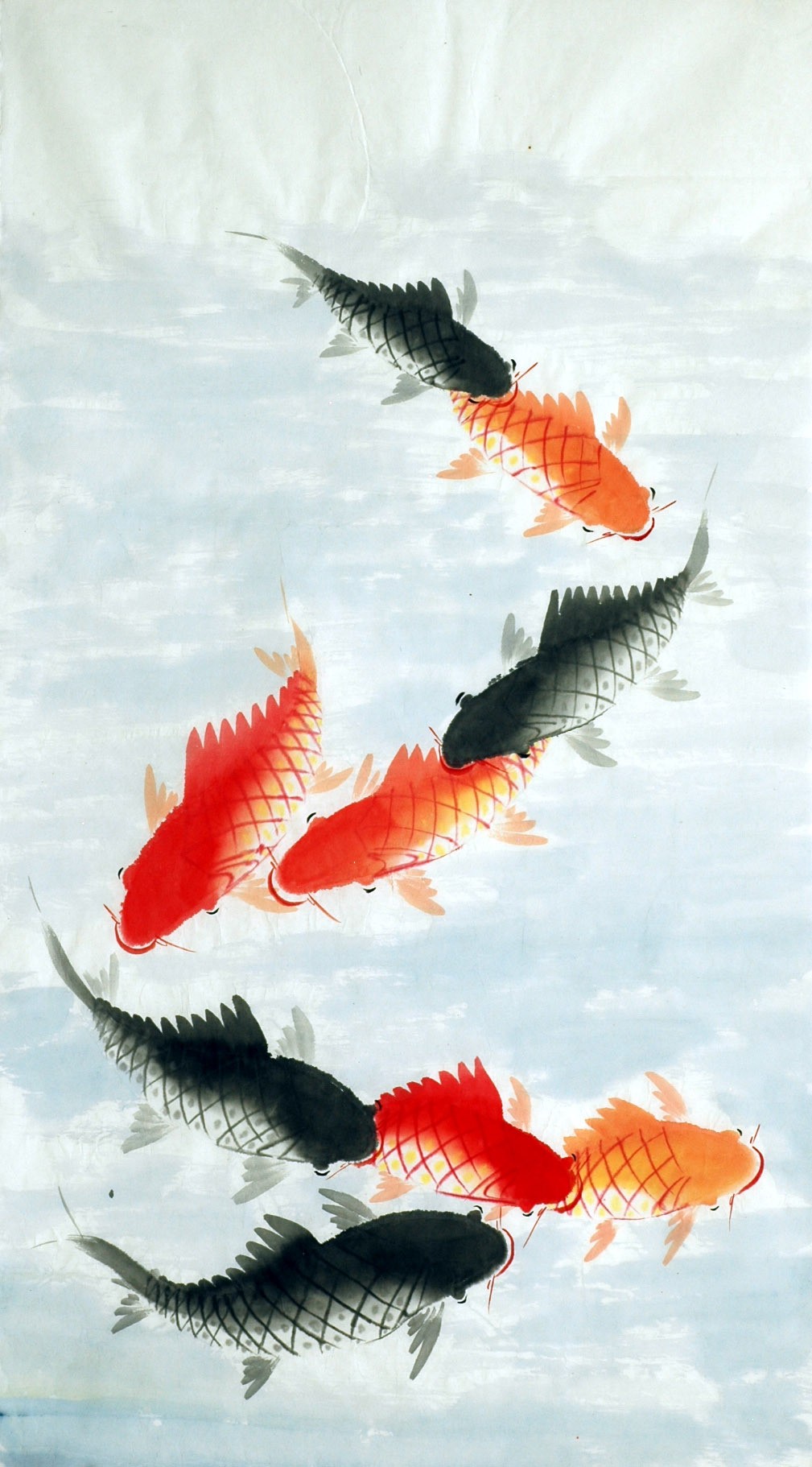 Chinese Fish Painting - CNAG015211