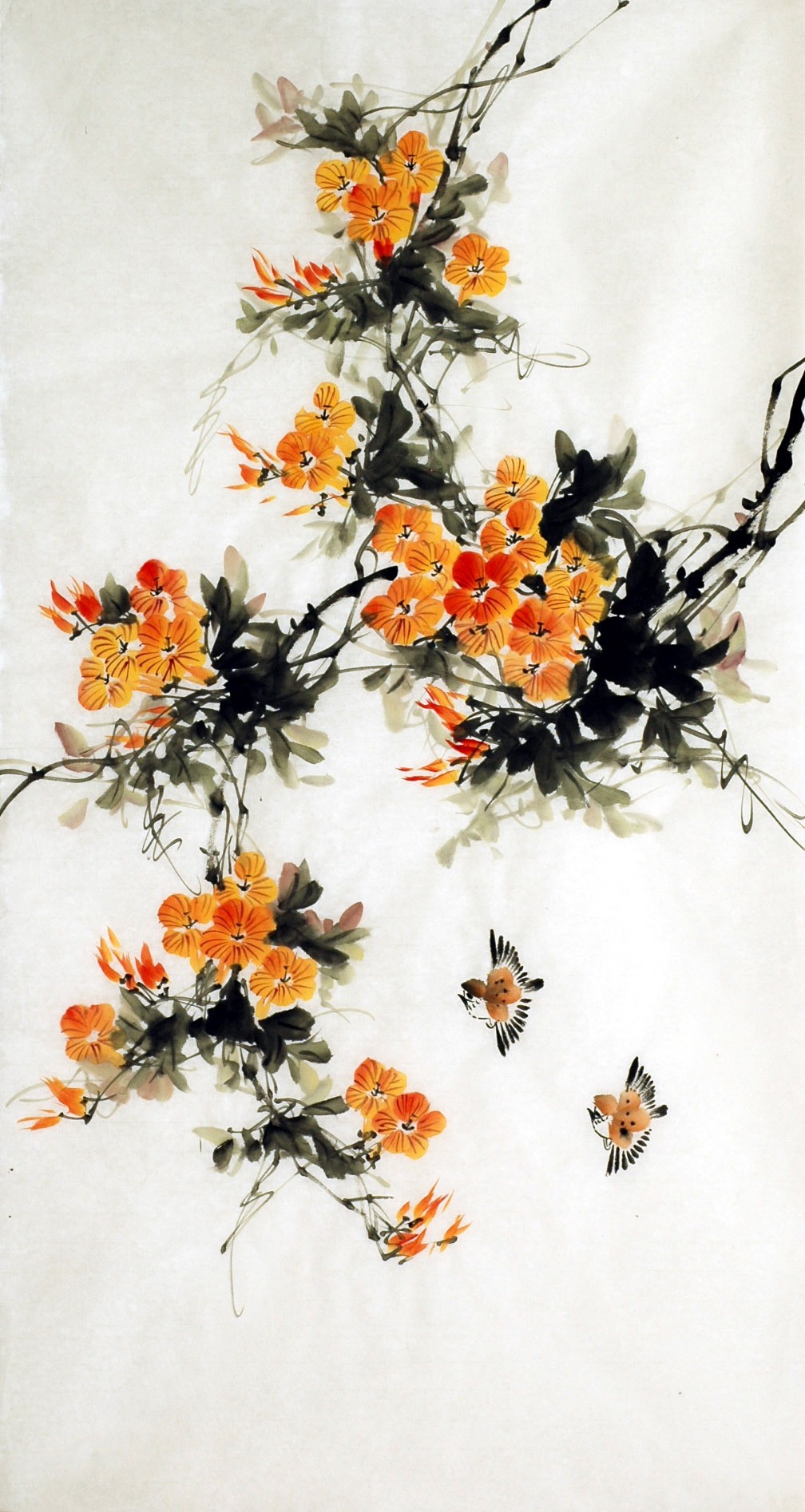Chinese Flowers&Trees Painting - CNAG015212