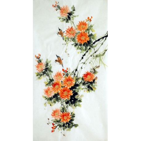 Chinese Flowers&Trees Painting - CNAG015214