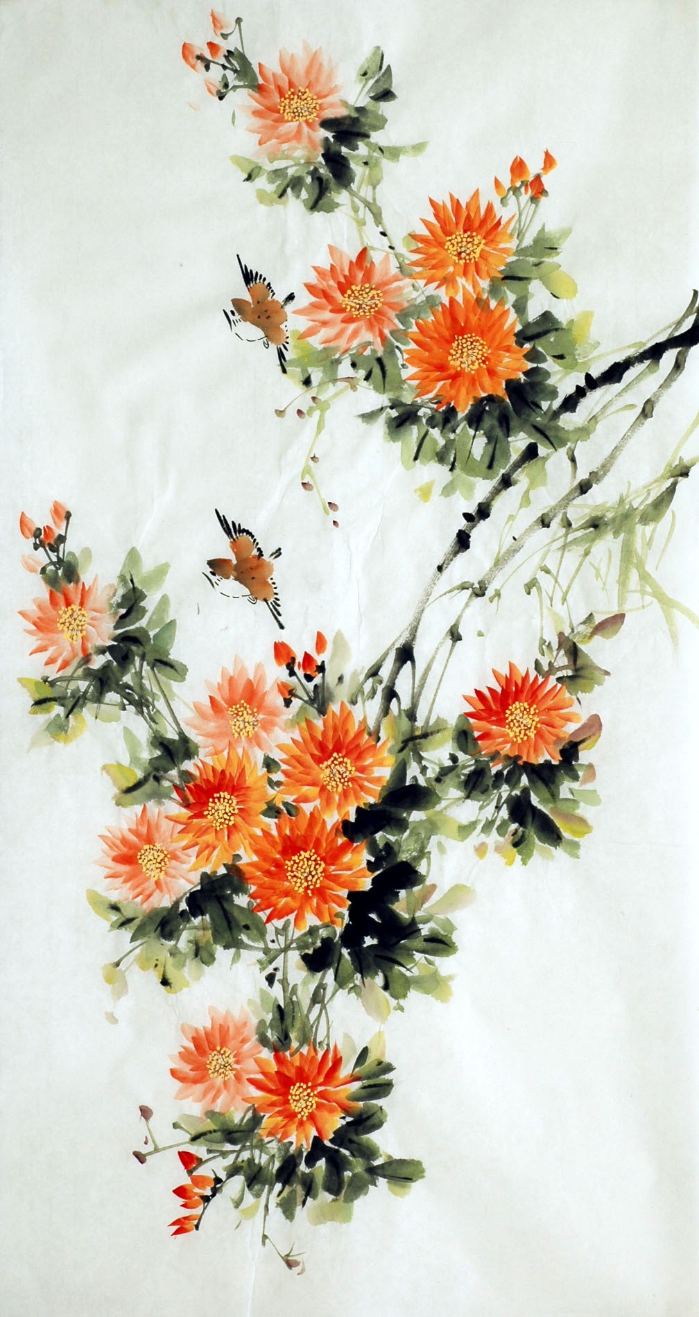 Chinese Flowers&Trees Painting - CNAG015214