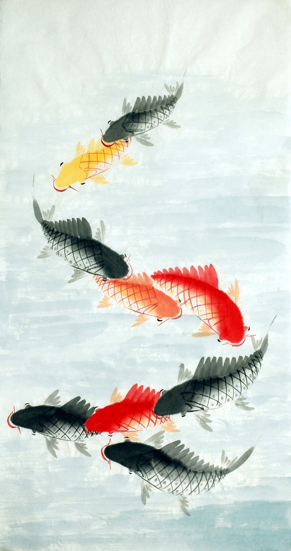 Chinese Fish Painting - CNAG015216