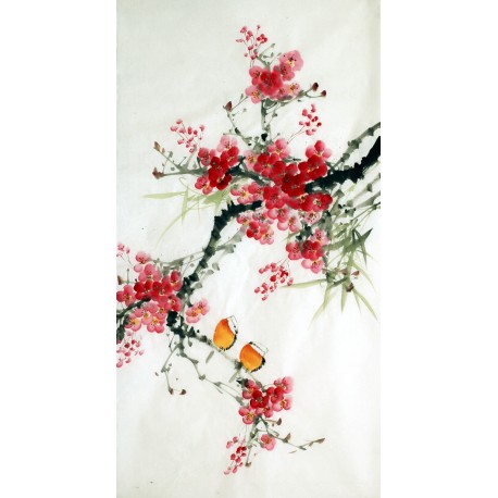 Chinese Flowers&Trees Painting - CNAG015219