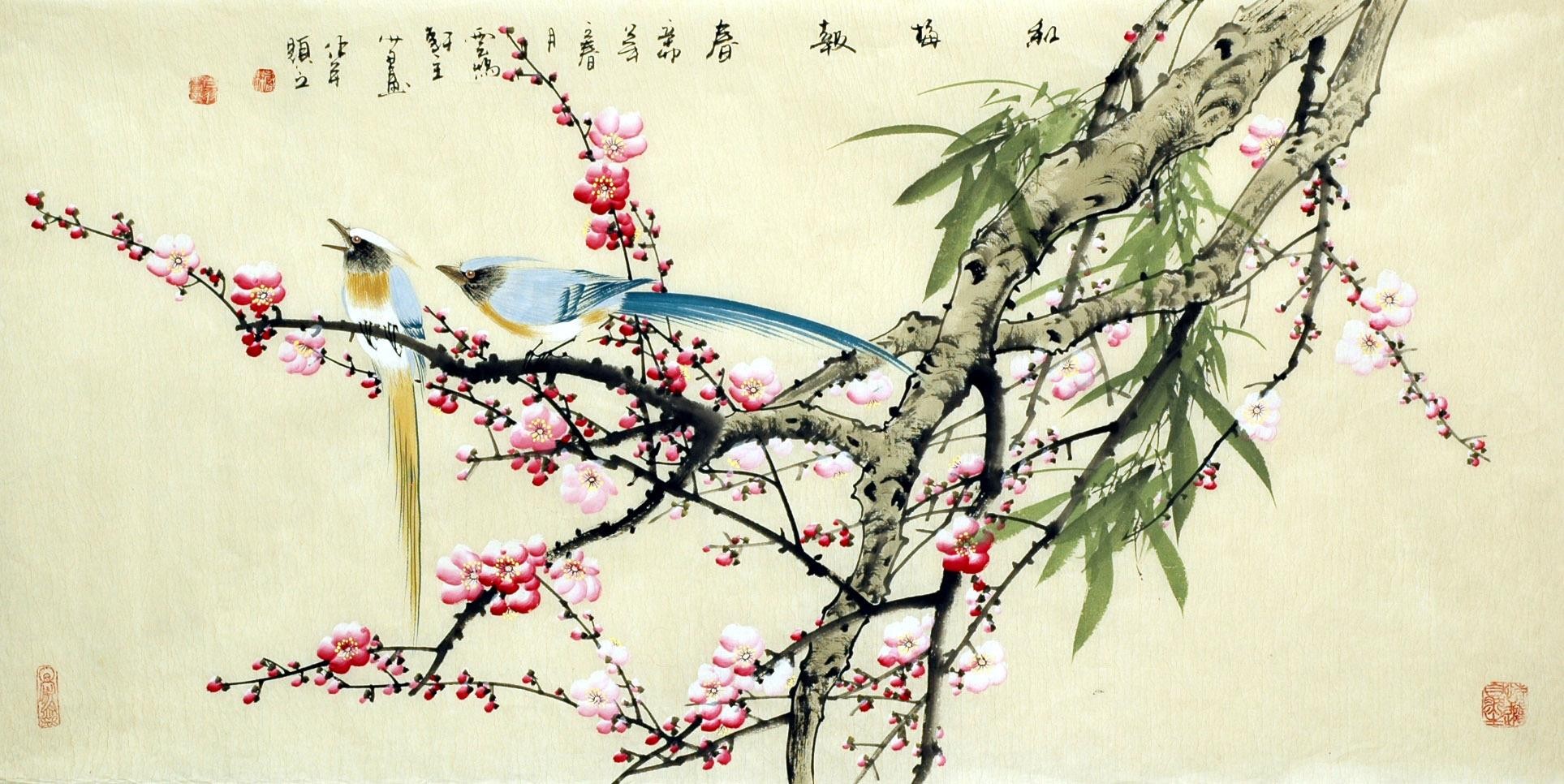 Chinese Flowers&Trees Painting - CNAG015231