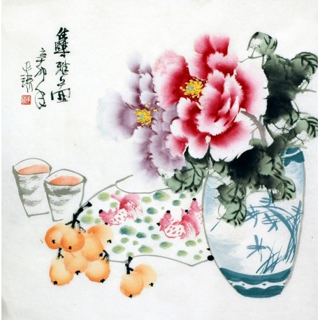 Chinese Flowers&Trees Painting - CNAG015237
