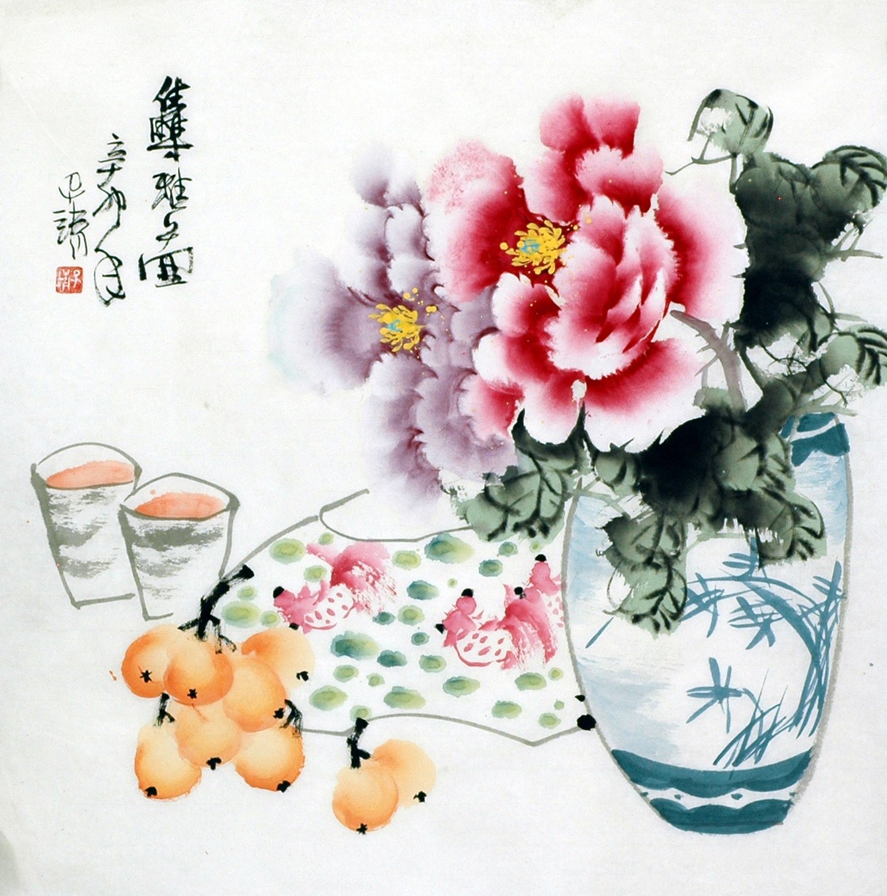 Chinese Flowers&Trees Painting - CNAG015237