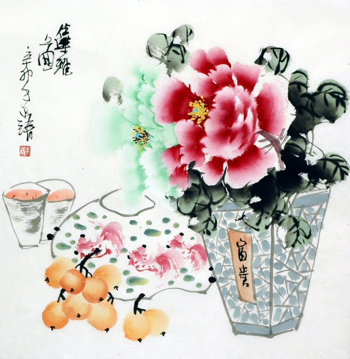 Chinese Flowers&Trees Painting - CNAG015239