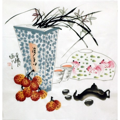 Chinese Flowers&Trees Painting - CNAG015240