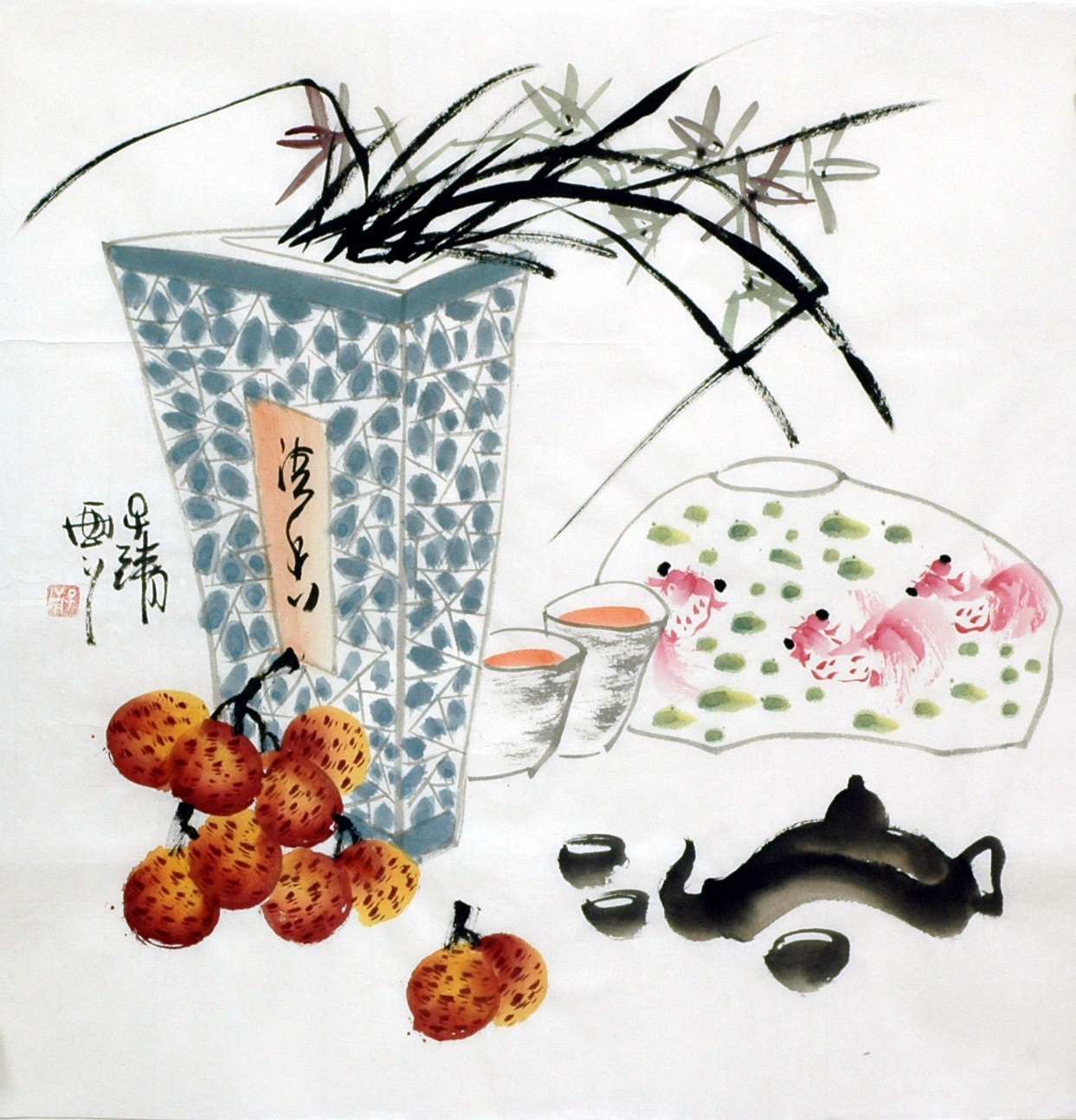 Chinese Flowers&Trees Painting - CNAG015240
