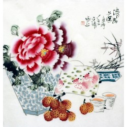 Chinese Flowers&Trees Painting - CNAG015241