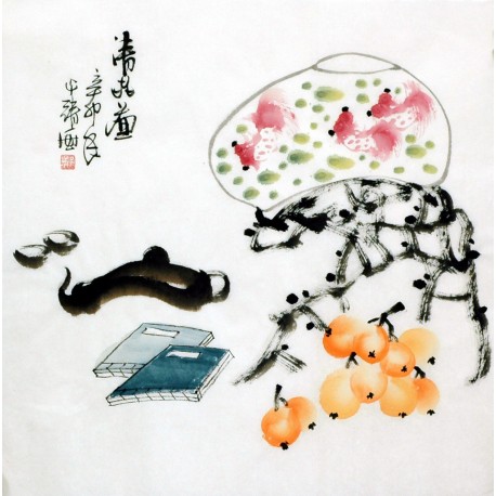 Chinese Flowers&Trees Painting - CNAG015242