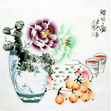 Chinese Flowers&Trees Painting - CNAG015243