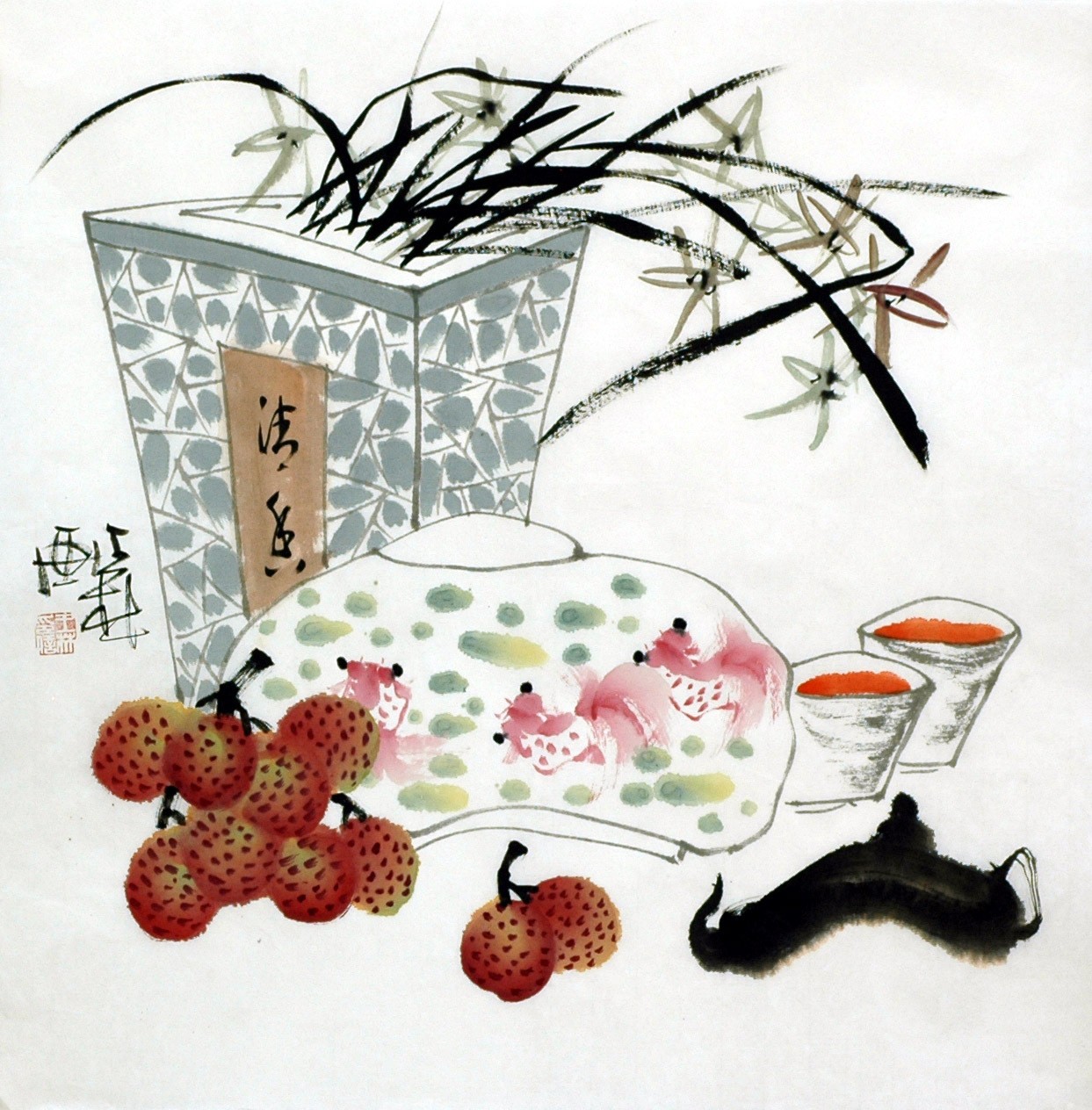 Chinese Flowers&Trees Painting - CNAG015244