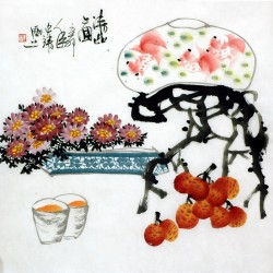 Chinese Flowers&Trees Painting - CNAG015246