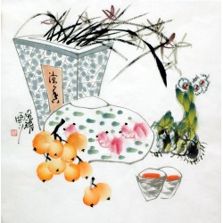 Chinese Flowers&Trees Painting - CNAG015247