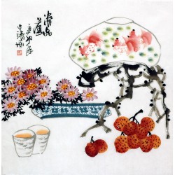 Chinese Flowers&Trees Painting - CNAG015250