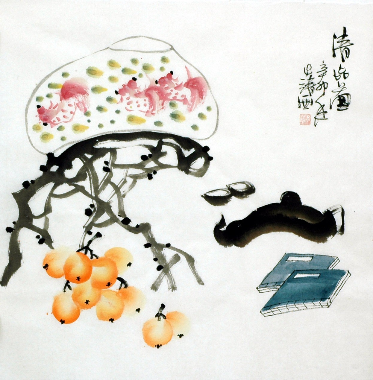 Chinese Flowers&Trees Painting - CNAG015252