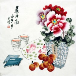 Chinese Flowers&Trees Painting - CNAG015254