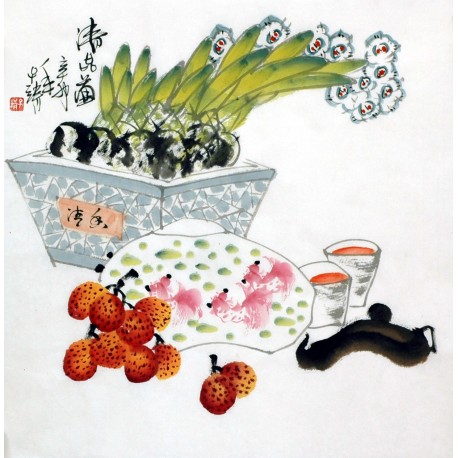 Chinese Flowers&Trees Painting - CNAG015255
