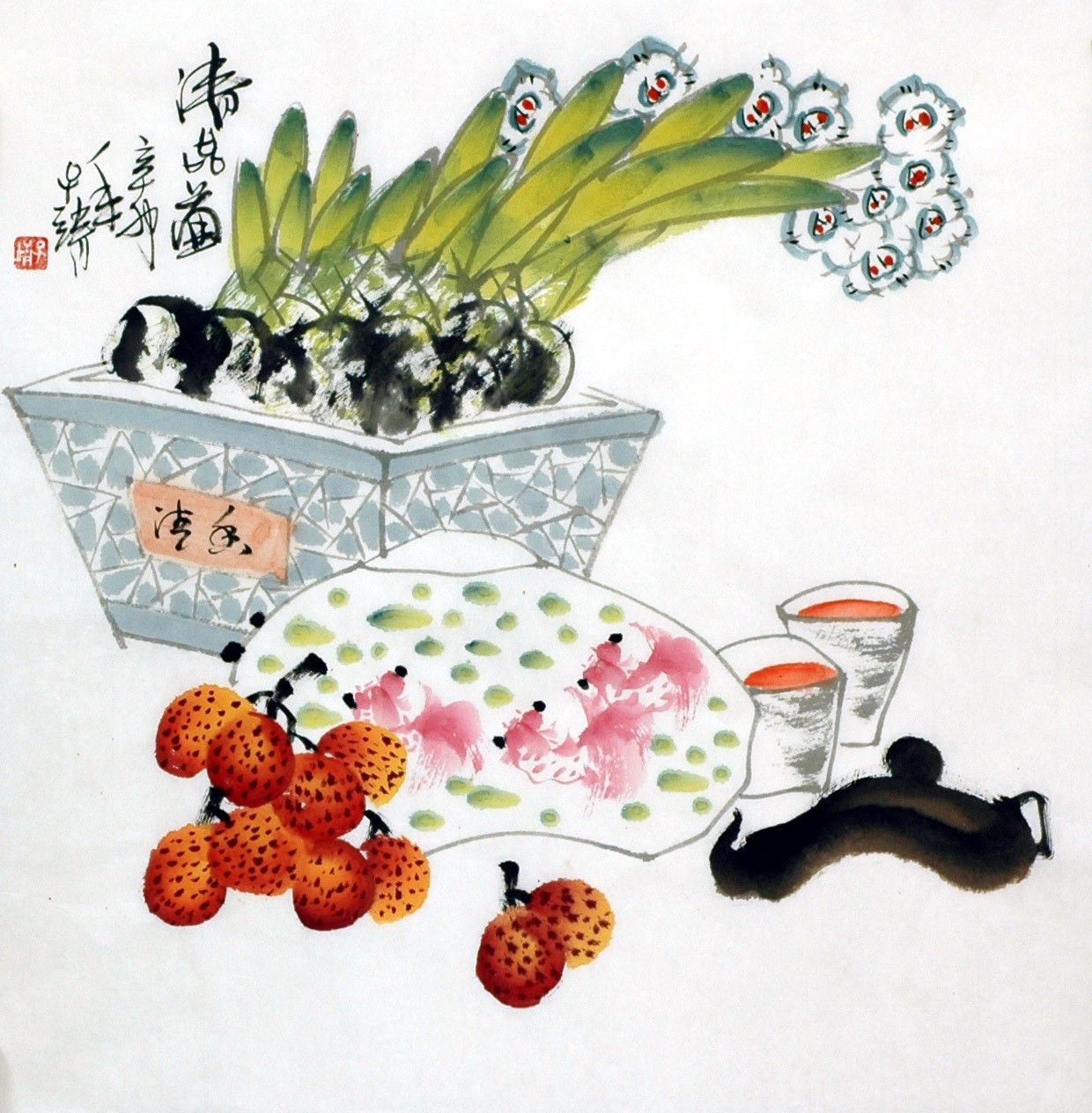 Chinese Flowers&Trees Painting - CNAG015255