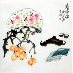 Chinese Flowers&Trees Painting - CNAG015256