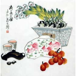 Chinese Flowers&Trees Painting - CNAG015258