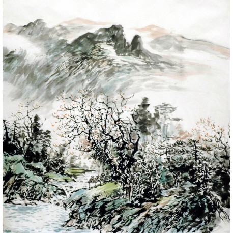 Chinese Landscape Painting - CNAG015262