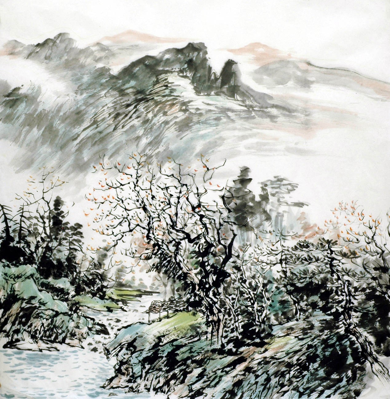 Chinese Landscape Painting - CNAG015262