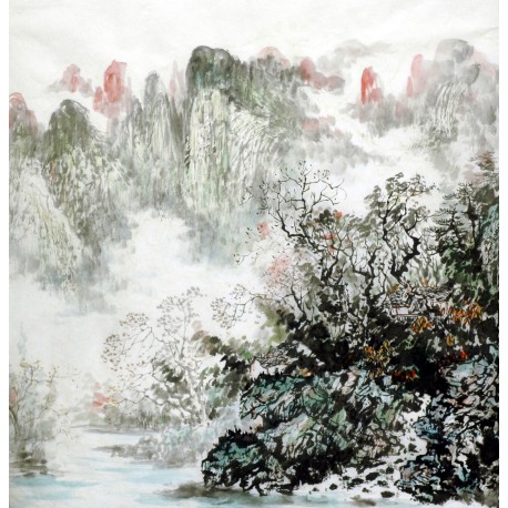 Chinese Landscape Painting - CNAG015263