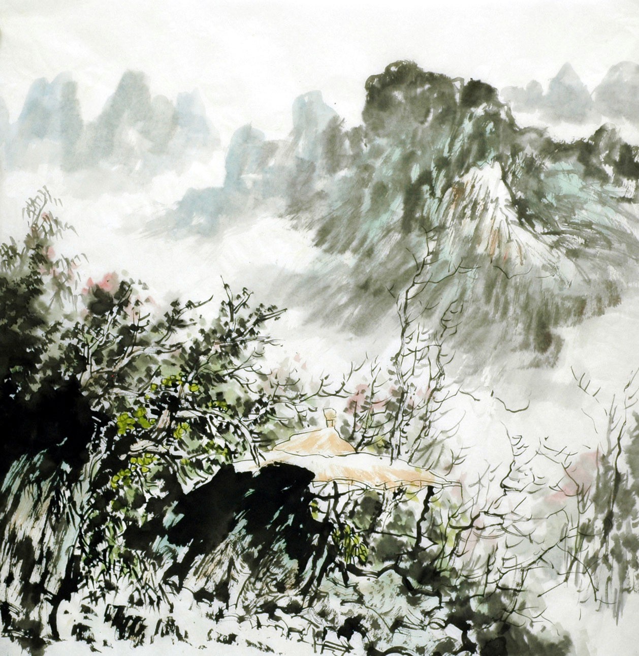 Chinese Landscape Painting - CNAG015265