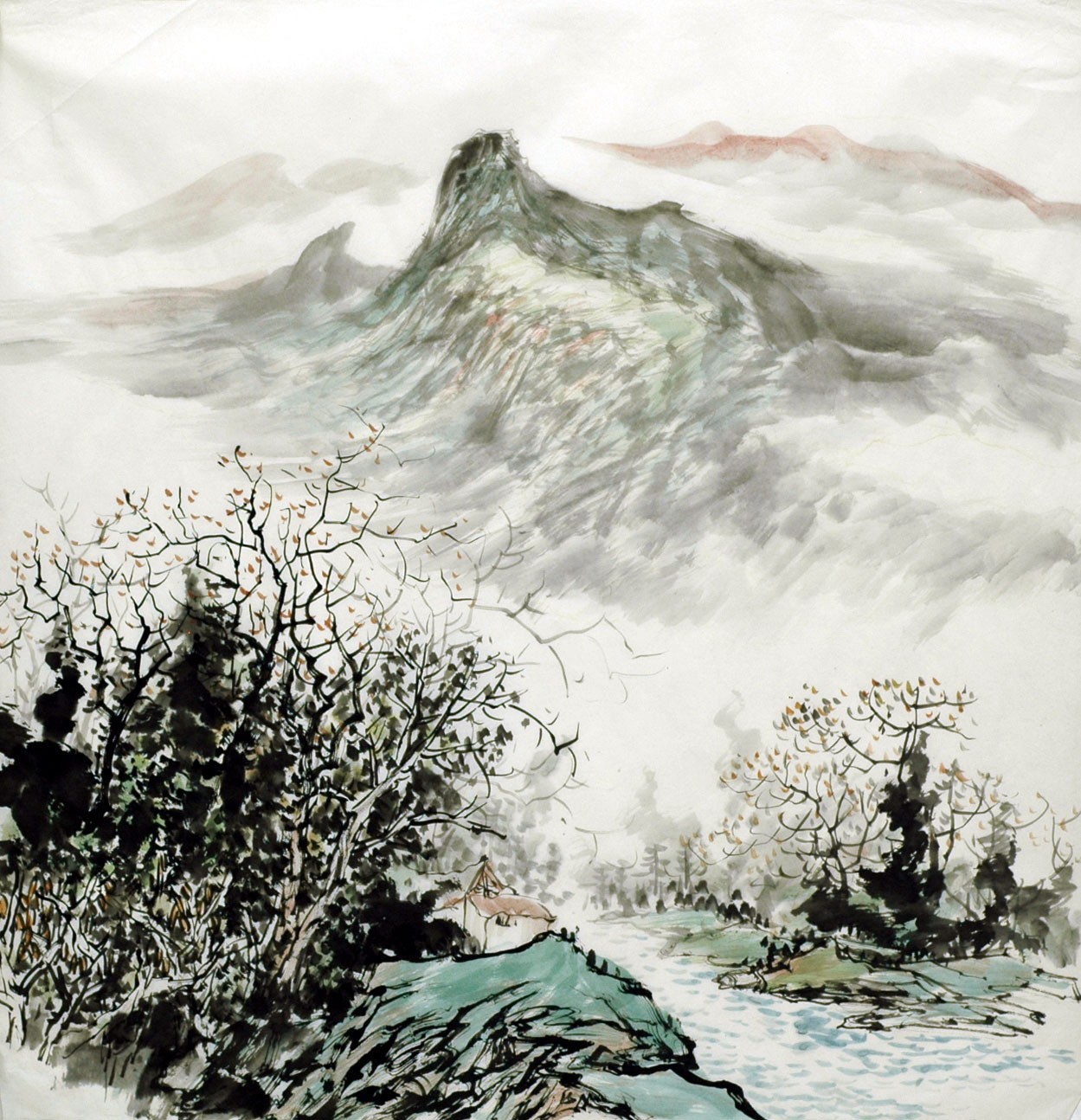 Chinese Landscape Painting - CNAG015268