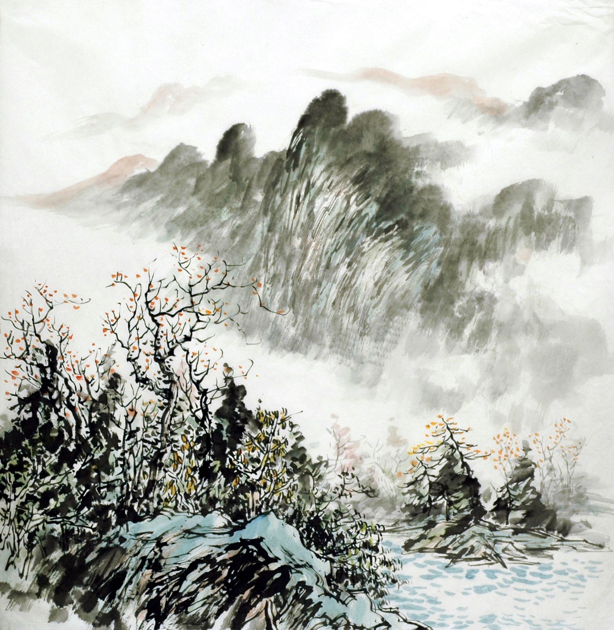 Chinese Landscape Painting - CNAG015270