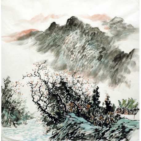 Chinese Landscape Painting - CNAG015272