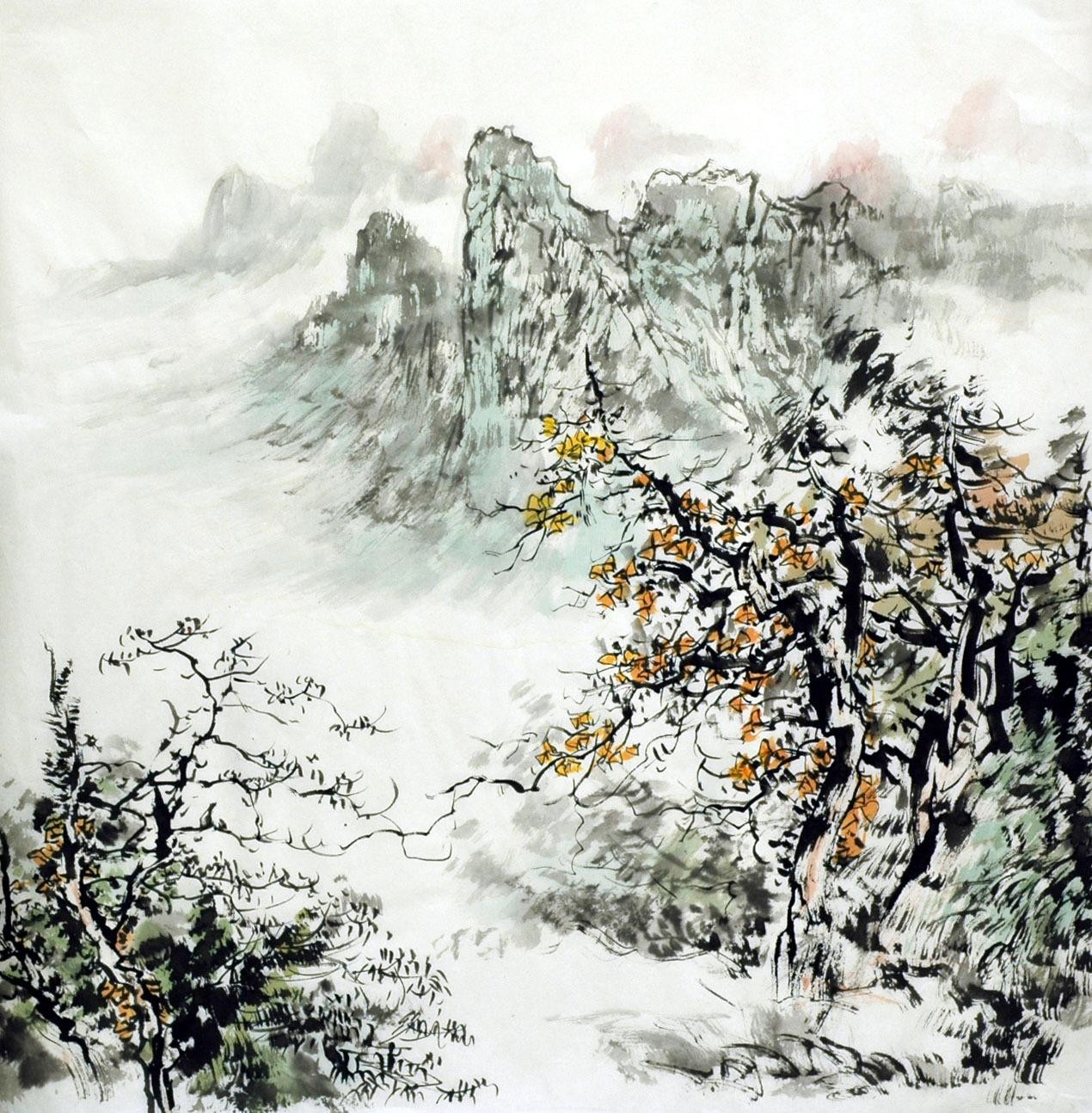 Chinese Landscape Painting - CNAG015276