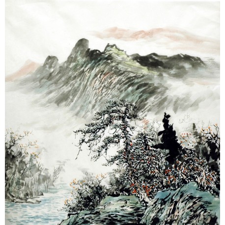 Chinese Landscape Painting - CNAG015278