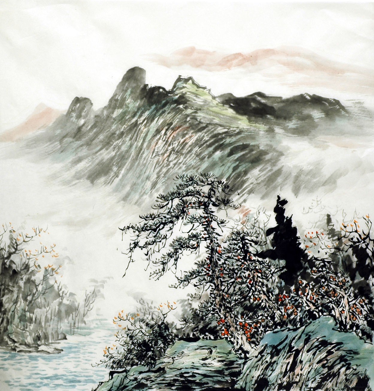 Chinese Landscape Painting - CNAG015278