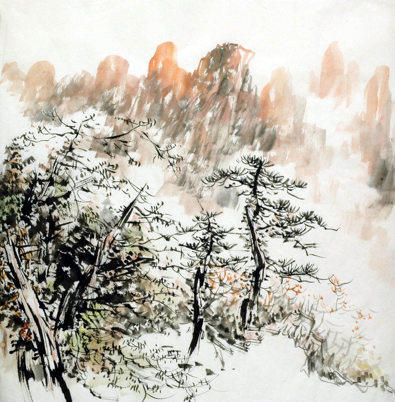 Chinese Landscape Painting - CNAG015282