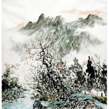 Chinese Landscape Painting - CNAG015283