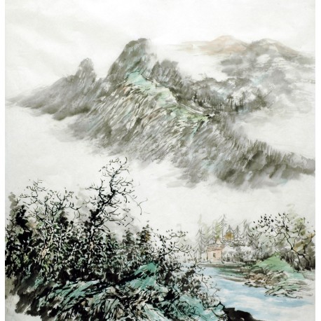 Chinese Landscape Painting - CNAG015285