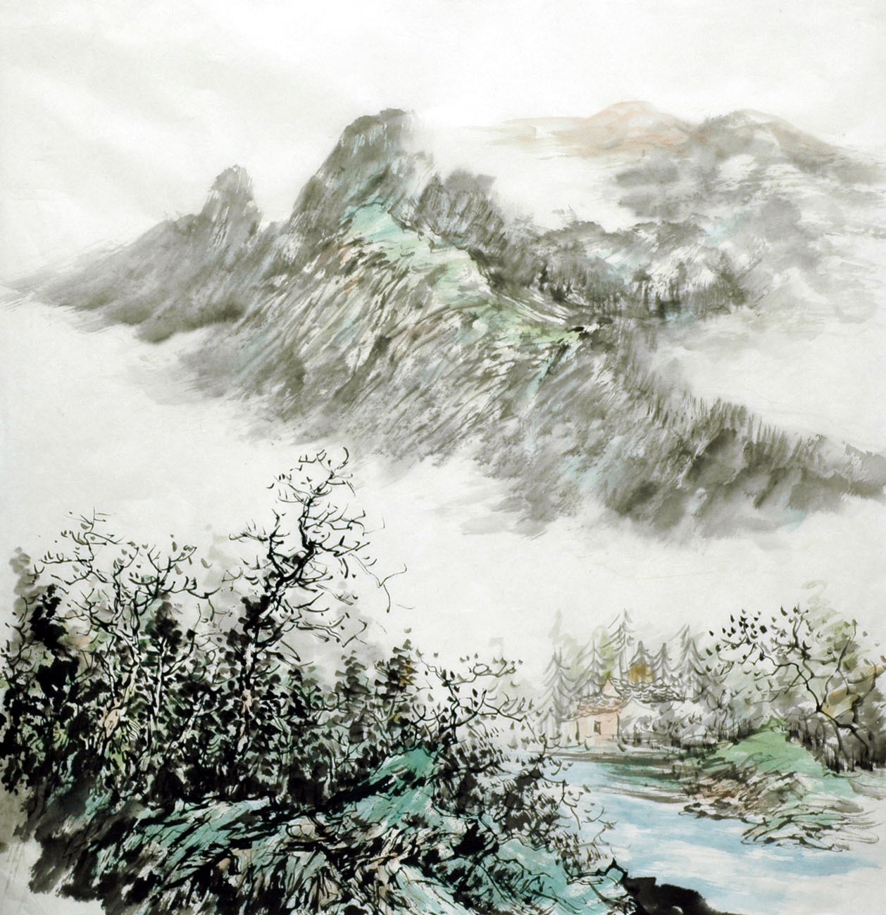 Chinese Landscape Painting - CNAG015285