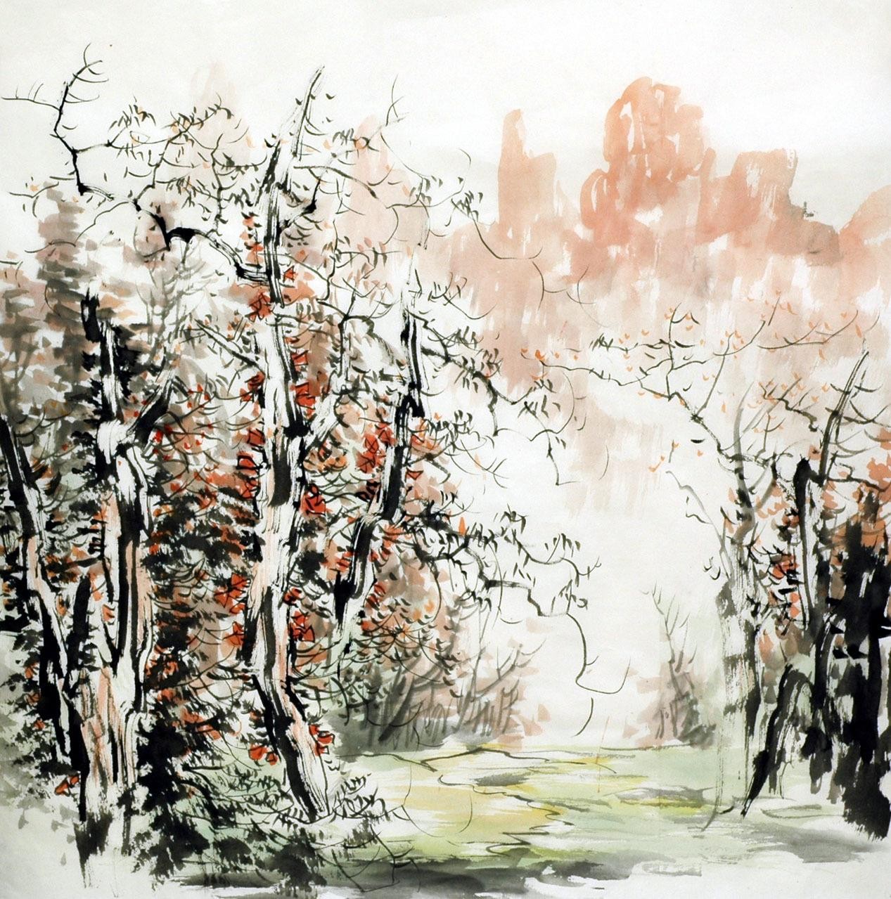 Chinese Landscape Painting - CNAG015286
