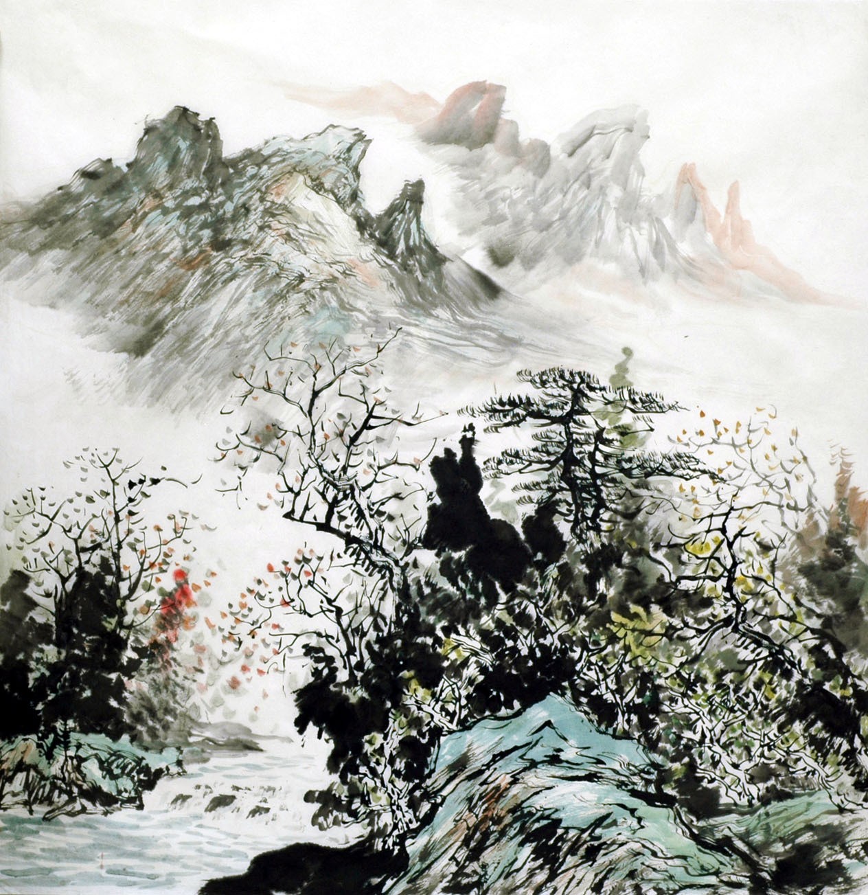 Chinese Landscape Painting - CNAG015287