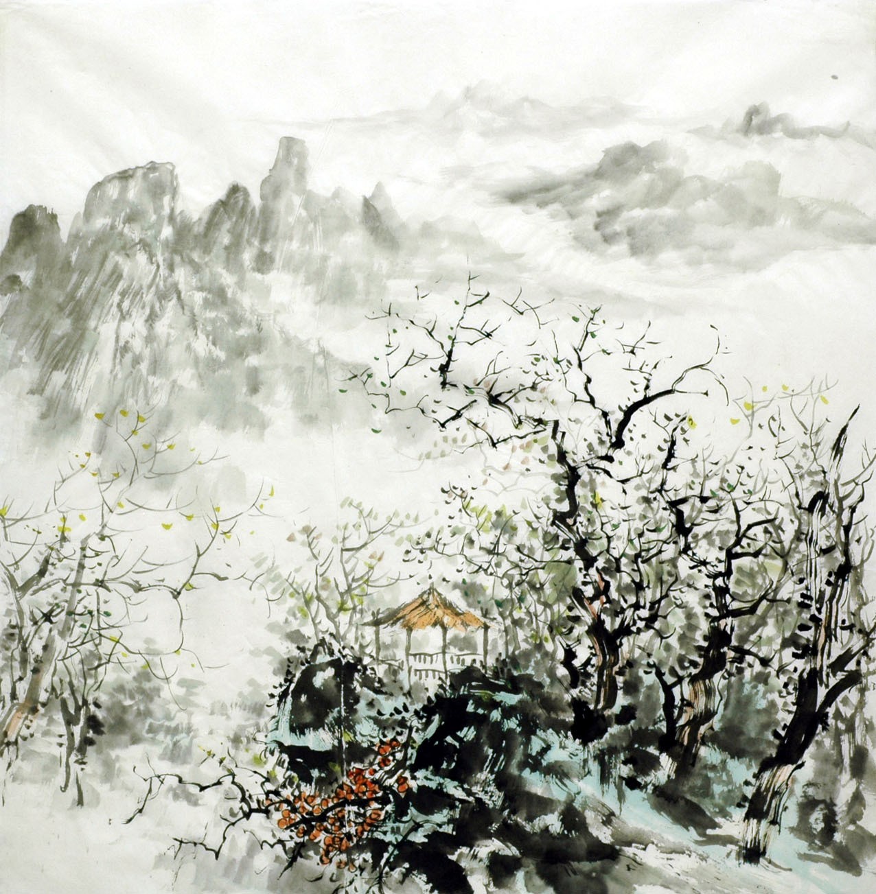Chinese Landscape Painting - CNAG015288
