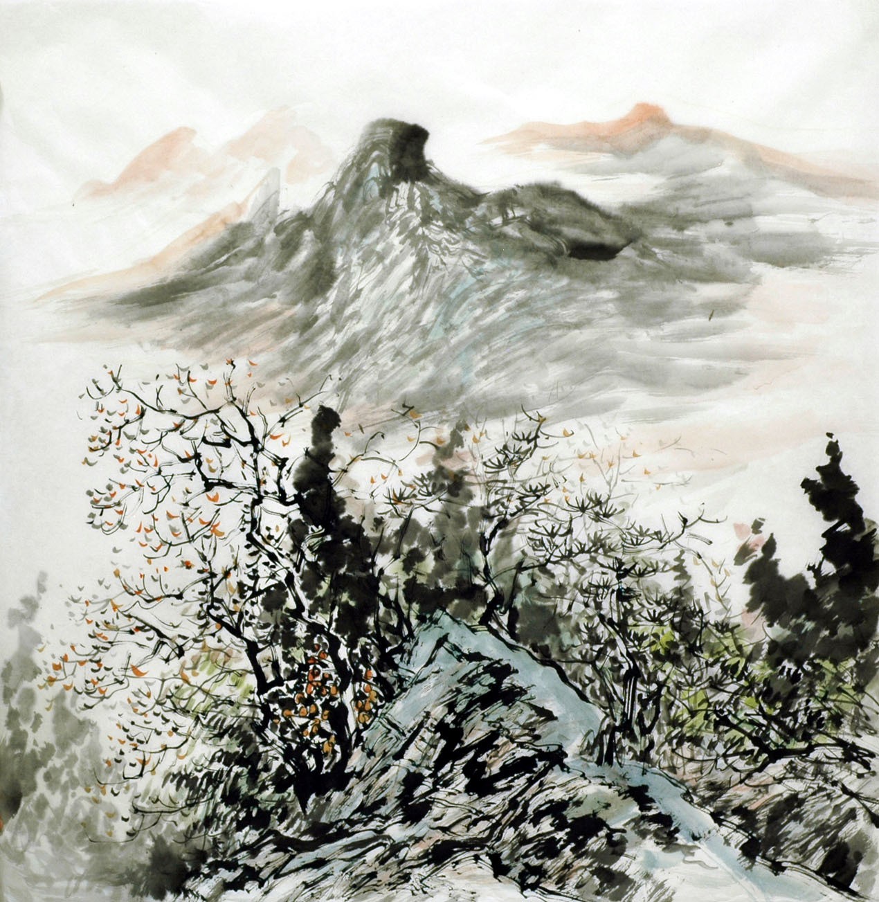 Chinese Landscape Painting - CNAG015289