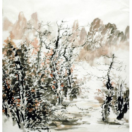 Chinese Landscape Painting - CNAG015290