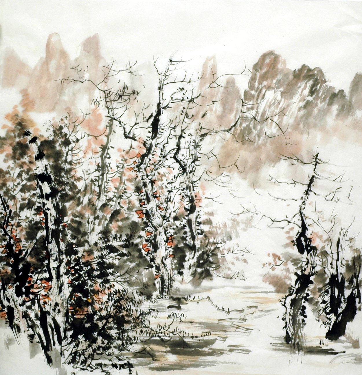 Chinese Landscape Painting - CNAG015290
