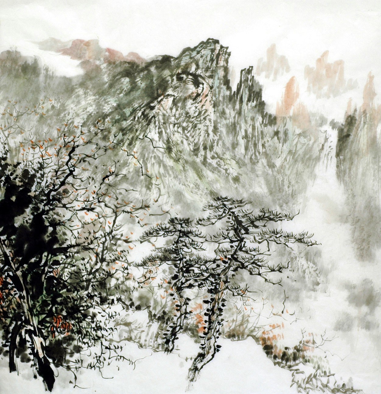 Chinese Landscape Painting - CNAG015291