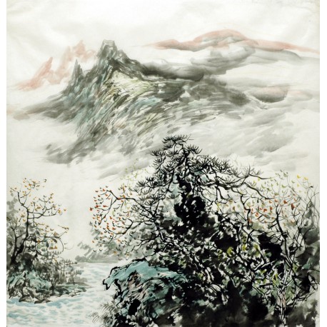 Chinese Landscape Painting - CNAG015292