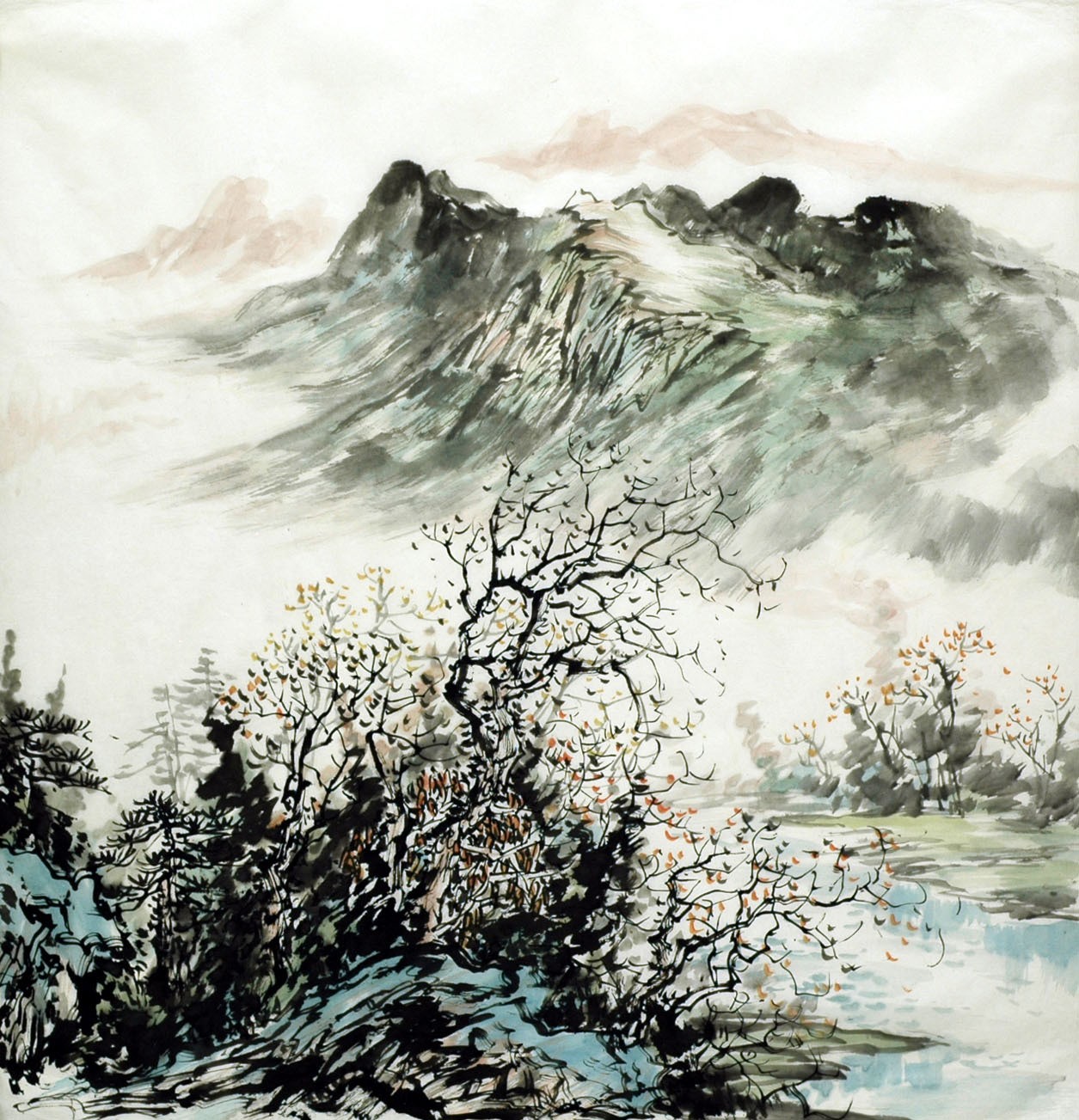 Chinese Landscape Painting - CNAG015293